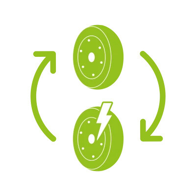 Riparazione di ruota e pneumatico (smontaggio della ruota da parte nostra)